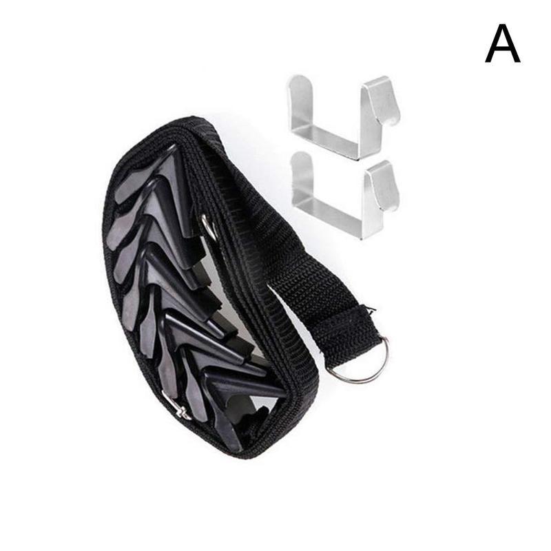 Popular Adjustable Straps Hat Bag Coat Clothes Rack Storage The Kitchen Cabinet Hanger Cupboard Over Door Holders Organizer I9V4: Bronze