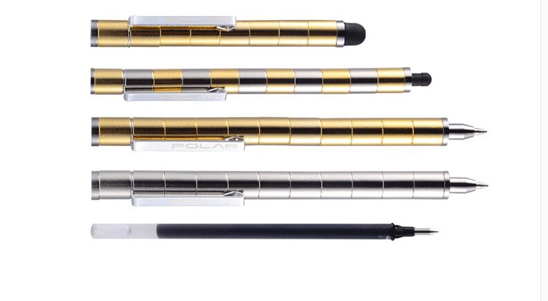 Touch Pen Voor Telefoon Magnetische Pen Metalen Magneet Modulaire Denken Inkt Speelgoed Stylus Pen Voor Iphone Ipad Decompressie Speelgoed Polar pen