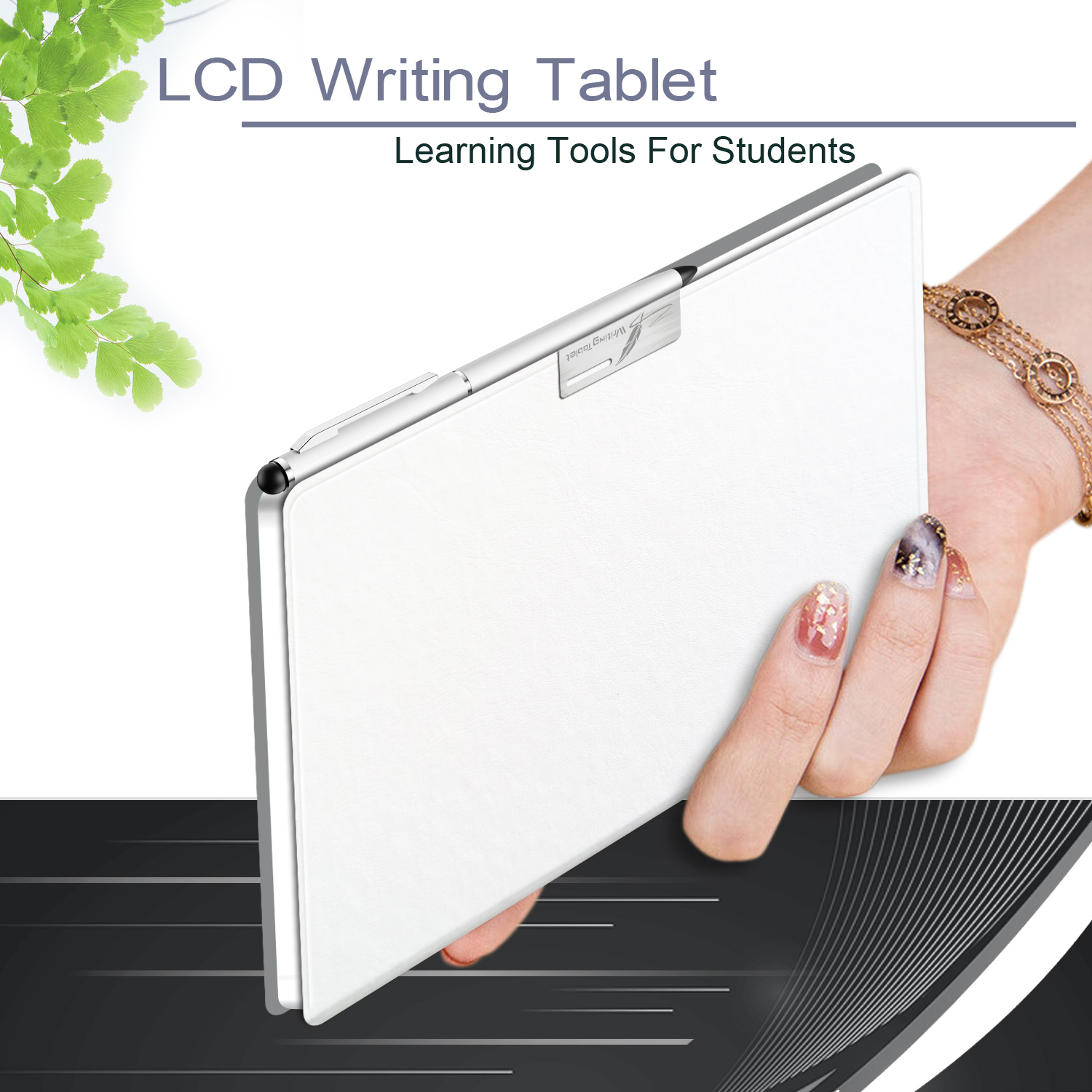 Tablet de Escrita LCD para Crianças, Placa Doodle Colorida, Almofadas Eletrônicas Apagáveis e Reutilizáveis, 7, 35"