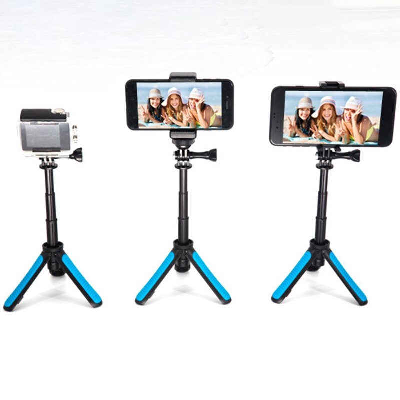 Sport Camera Stand Telefoon Selfie Stok Intrekbare Stand Selfie Stok Statief Voor Gopro Iphone Android