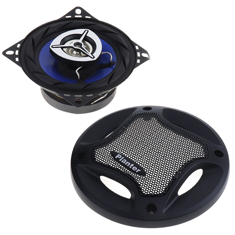 Bocina Universal para coche, claxon de 4 pulgadas, 4Ω, 12V, 280W, 91dB, tipo Coaxial y frecuencia completa con 30Hz-30KHz, se adapta a la mayoría de autos, 2 uds.