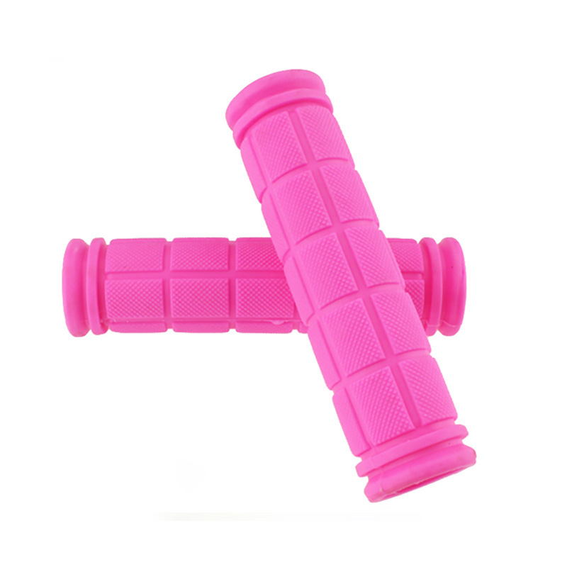 Fietshandgrepen Anti-Slip Fietshandgreep Grepen Rubber Afdekkingen Vaste Versnelling Bmx Mtb Mountainbike Accessoires: Roze