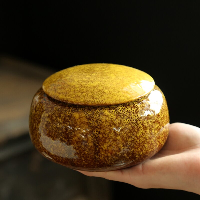 JIA-GUI LUO Ceramic Tea Caddies Tea Bag Storage Box Tea Container Tea Tins Tea Box Tea Storage Tea Organizer D115