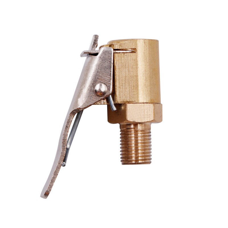 1pcs 6/8mm Brass Car Tire Inflator Chuck Air Compressor Pump Lock on Nozzle Fine Thread Deflation Air Chuck Pump Valve Clip