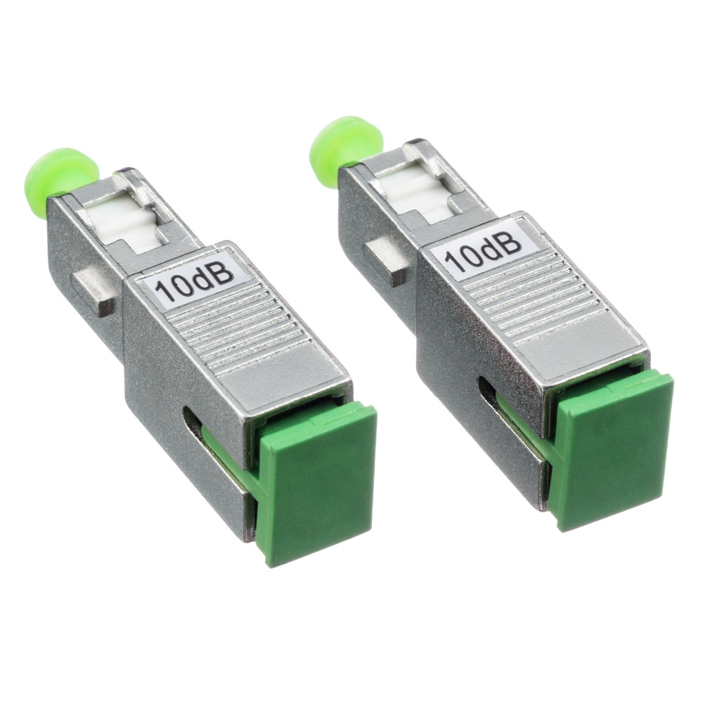 SC APC Simplex mode fiber optic Attenuator SC 0-30dB metal male Fiber Attenuator FTTH attenuator
