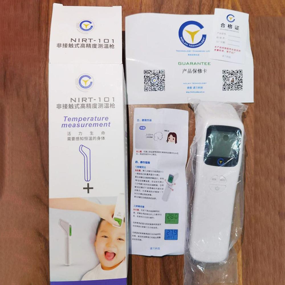 Portable Non-contact Infrared Sensor LED Digital Display High Temperature Alarm Precision Probe Thermometer