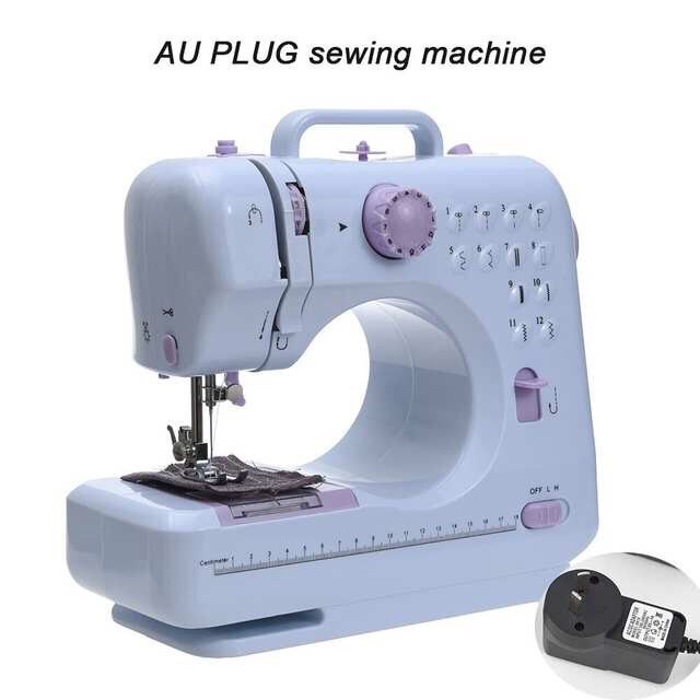 Naaimachine Fanghua 505 Naai Mini Handleiding Draagbare Assistent Thuis Elektrische Desktop Multifunctionele Dikke Afsluitbare: AU PLUG