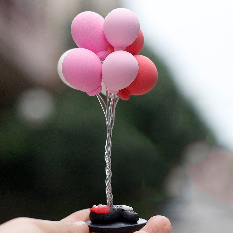 Cartoon Kleur Zachte Klei Reclame Ballon Decoratie Auto Accessoires Om Voor Meisjes Auto Decoratie Instrument Auto Accessoires