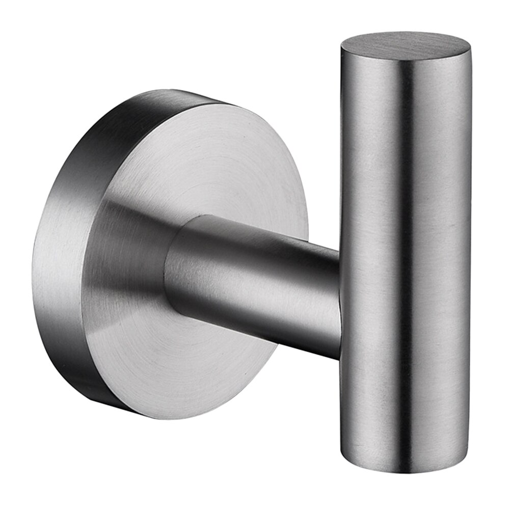1/2 Pcs Bathroom Towel Hooks Coat Robe Clothes Stainless Steel Wall Mounted for Bedroom Hotel Restroom D6