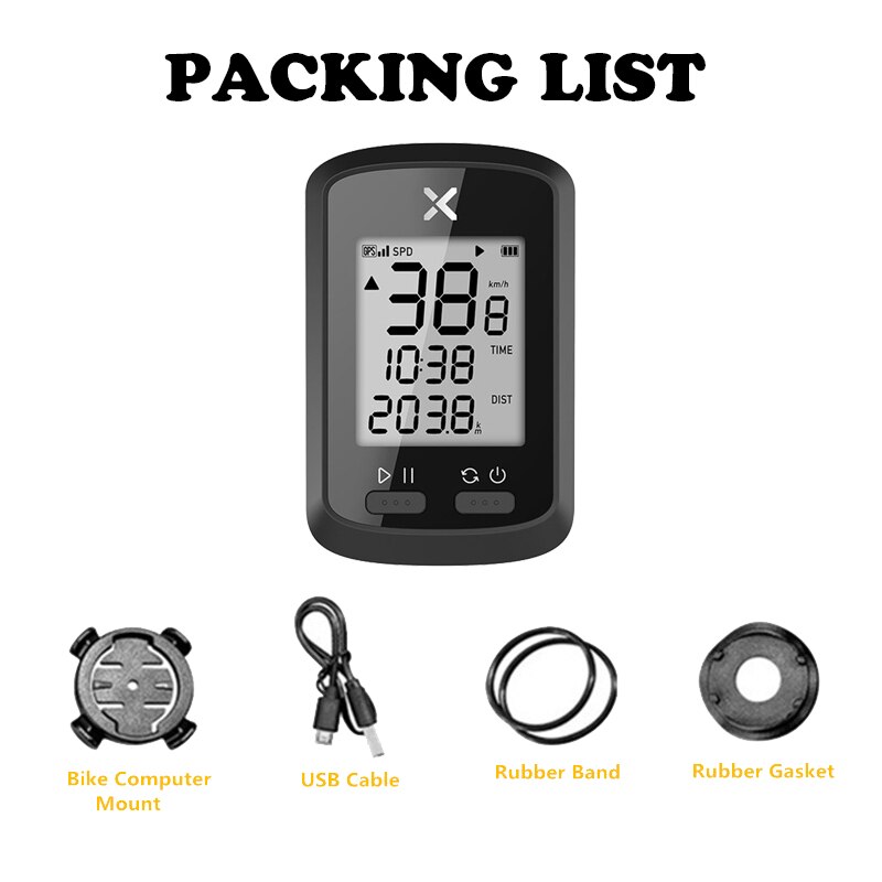 XOSS G/G+ Cycle GPS Computer Bicycle Bluetooth Code Table Mountain Road Bike Wireless G/G+ Speedometer XCADEY Senor