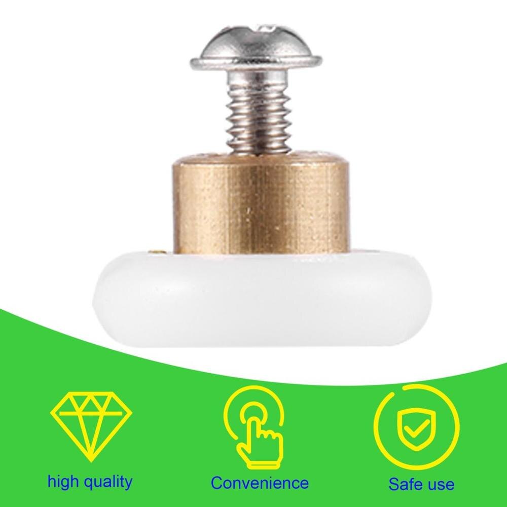 4 Stuks Douche Deur Rollers Runners Wielen - Vervangend Onderdeel Badkamer Glazen Deur Runner Glijdende Douche Deur Roller Wheel