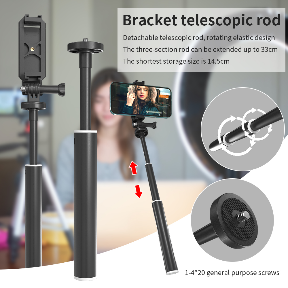 Universal Tripod Stand Voor Telefoon 360 ° Rotatie Handheld Fotografie Statief Mini Desktop Tripod Stand