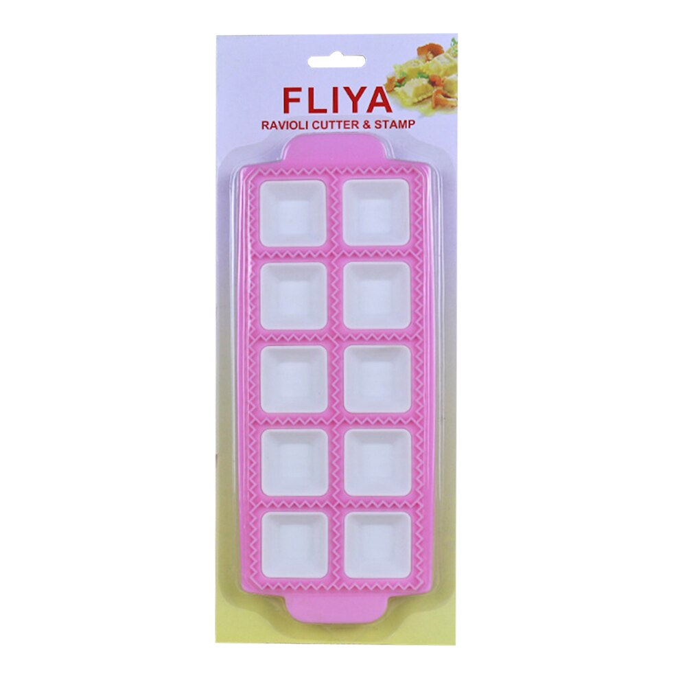 Multifunktionell plast ravioli form dumplings cutter dumpling maker form wrapper presser formar matlagning bakverk cutter bakverk verktyg: B
