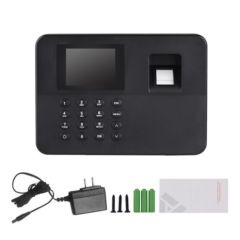 Fingeraftryk fremmøde maskine intelligent biometrisk medarbejder check-in recorder adgangskontrolsystem