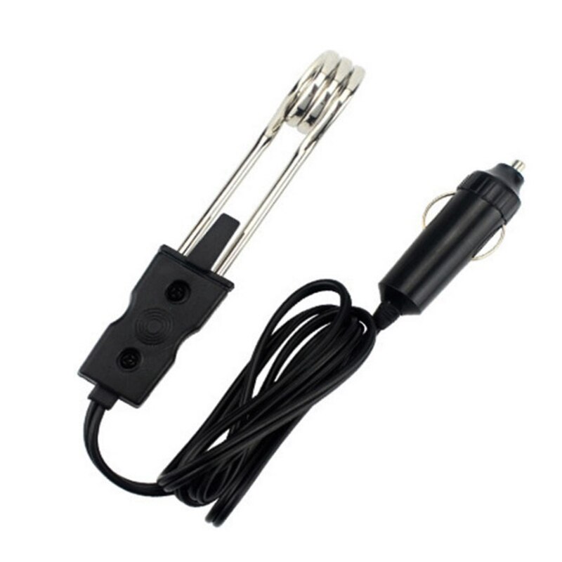 1 Pc 12V/24V Space Saving Car Water Heater for Coffee Tea Car Immersion Water Heater Electric Winter Beverages Warmer: 24V