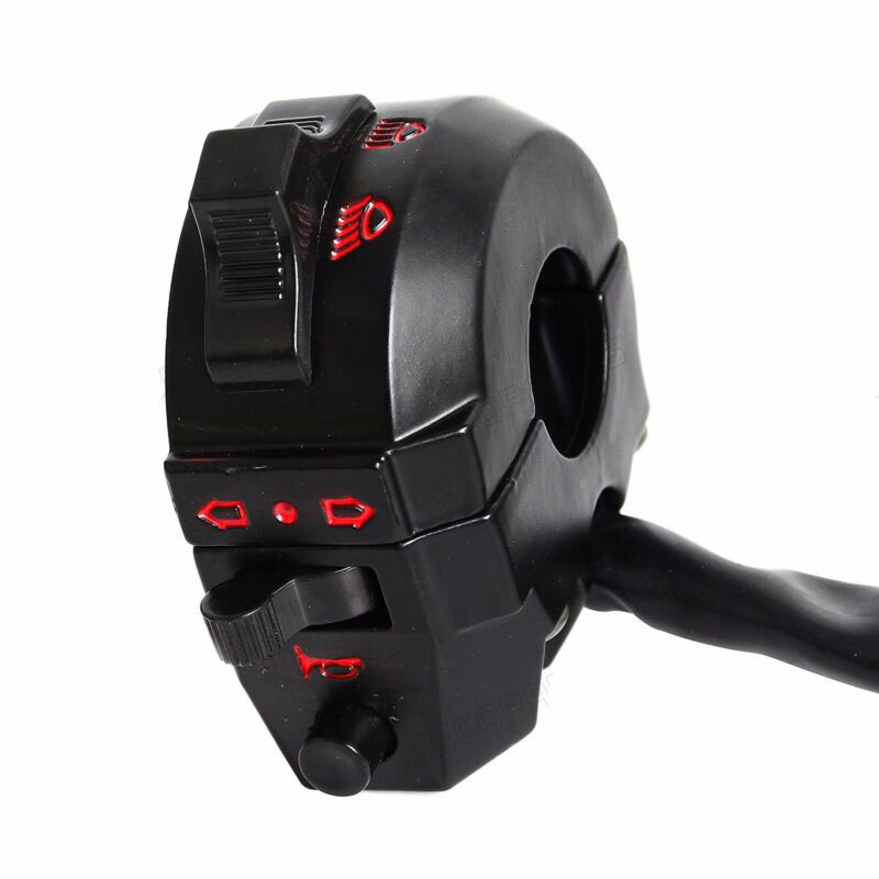 Motorrad 7/8 &quot;Lenker Kontrolle Horn Blinker Licht Hallo/Lo Strahl Verknüpfungen Schalter Licht Einstellung Multifunktions Konverter Schalter