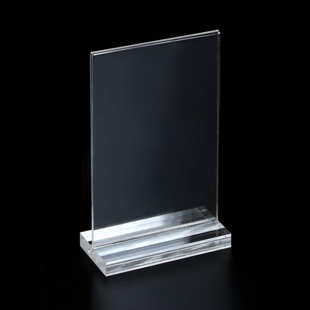 1 Pc A4 21X29.7 Cm Pull-Out Acryl Kaarthouders Transparant Product Prijs Display Houder Tafel Bestellen lijst Prijslijst Houder