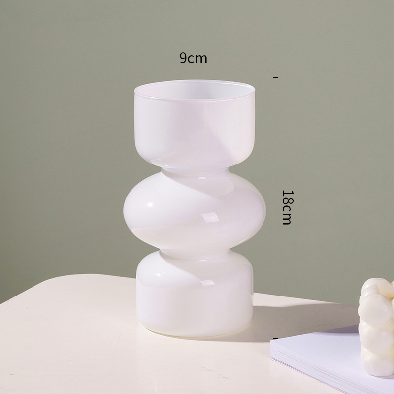 Glazen Vaas Nordic Home Decoratie Kamer Decor Bloemenvaas Bloempot Home Decor Vaas Decoratie Desktop Vaas: plum