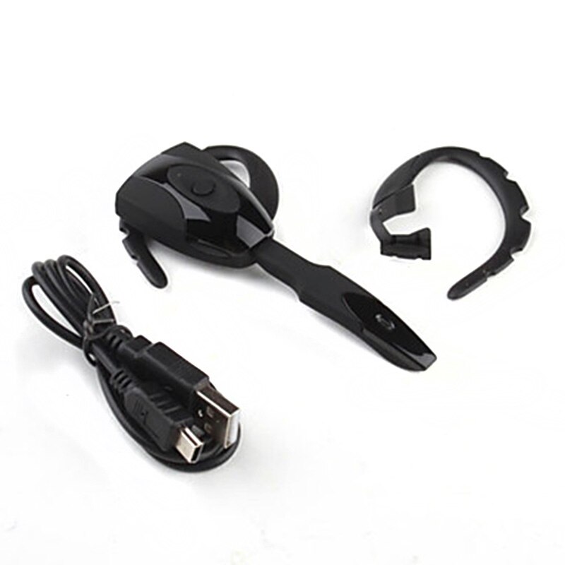 1 pçs sem fio bluetooth fone de ouvido usb exigível handfree esporte fone de redução ruído para samsung/iphone/ipad/pc