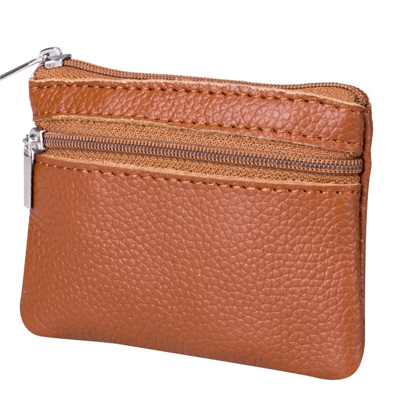 Kvinder mænd damer pu læder lille tegnebog taske taske kortholder lynlås lynlås lynlås mini slank tegnebog håndtaske: G