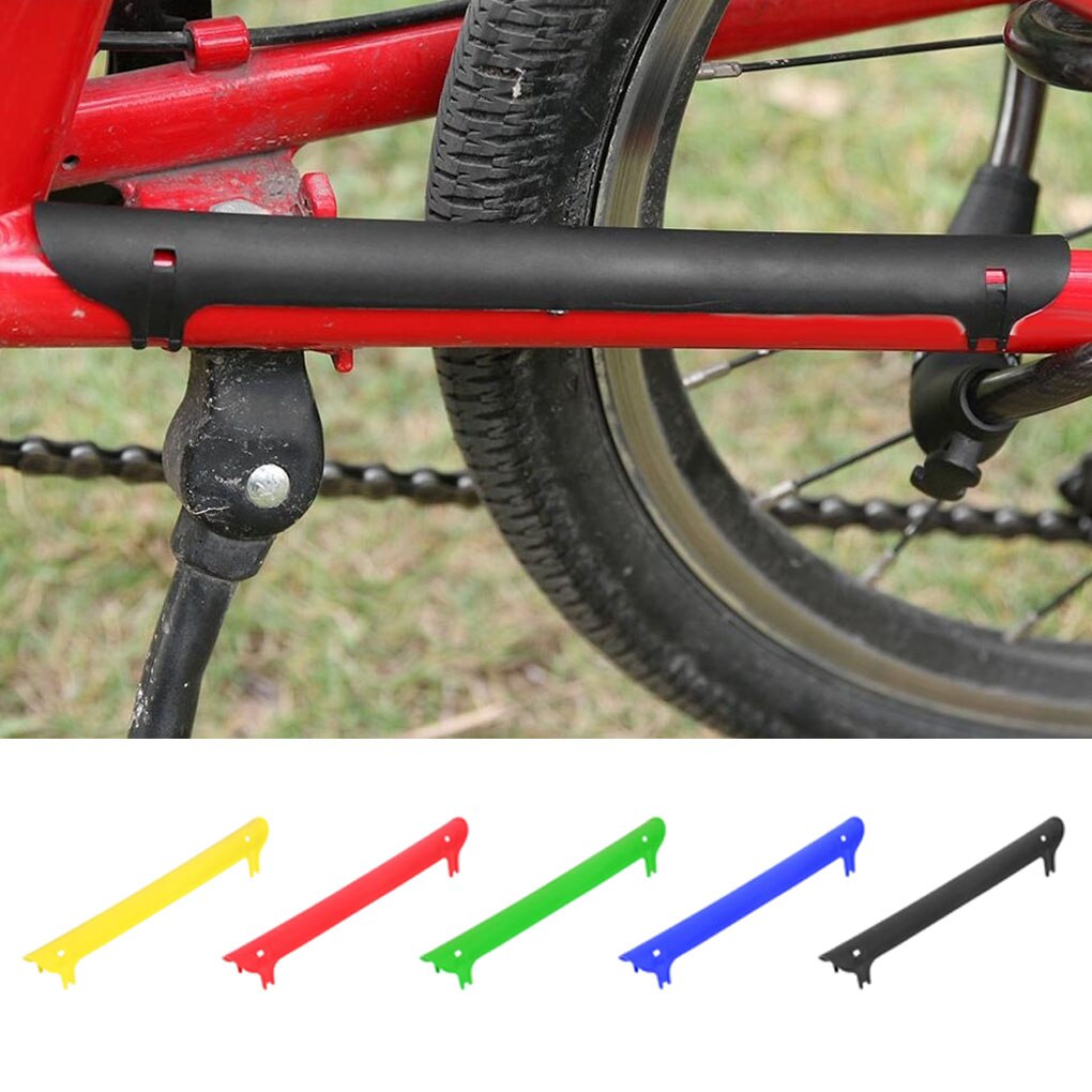 1 Pcs Kleurrijke Plastic Bike Chain Guard Protector Fietsen Achterbrugbeschermer Zorg Frame Cover Guard Fiets Riding Accessoire