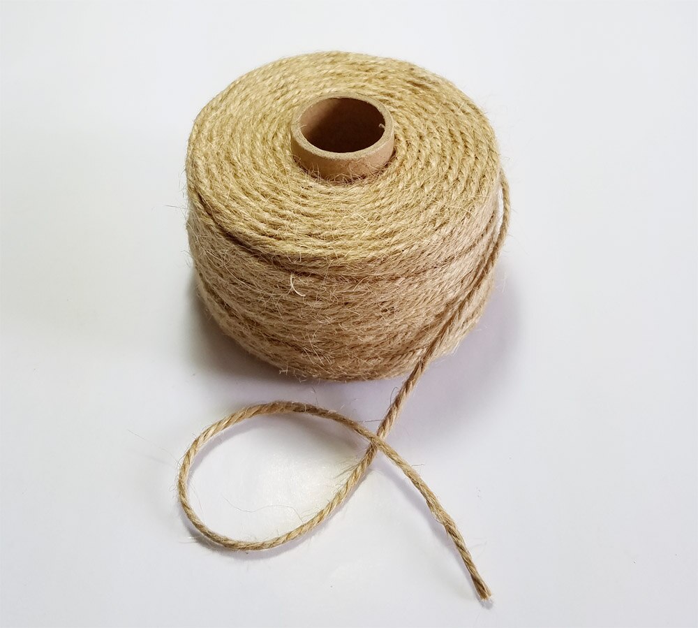 100% Natuurlijke Jute Draad Touw Macrame Cords Voor Decoratie Handgemaakte Diy