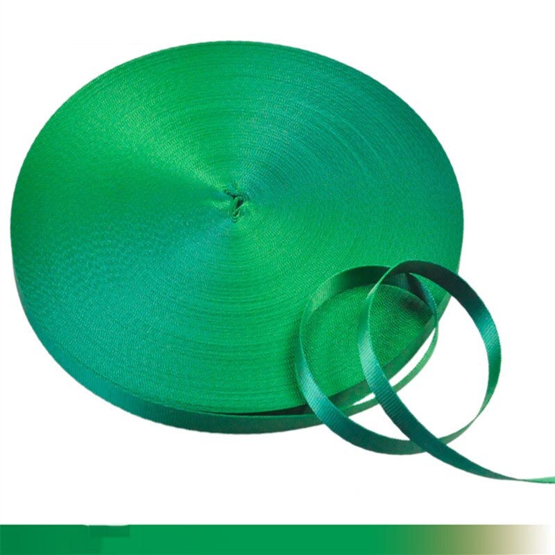 45meter Meetee 10mm Bunte Nylon Gurtband Band Straps Bias Band für Handgemachte Arbeit Karten Strap Kleidung Nähen Zubehör: GrassGreen