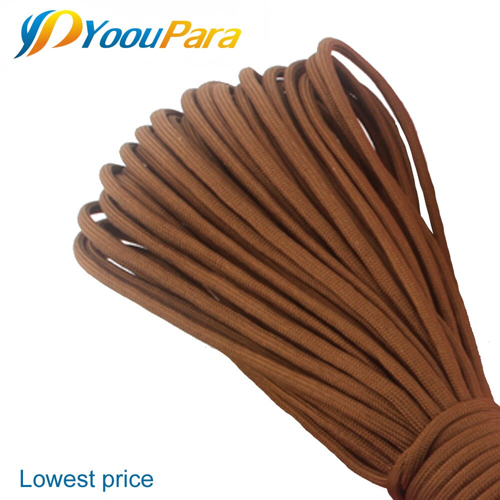 YoouPara 25FT * 30 stks Paracord 550 7 Stands Paracord Parachute Cord Touw Voor Camping Survival of DIY Armband etc