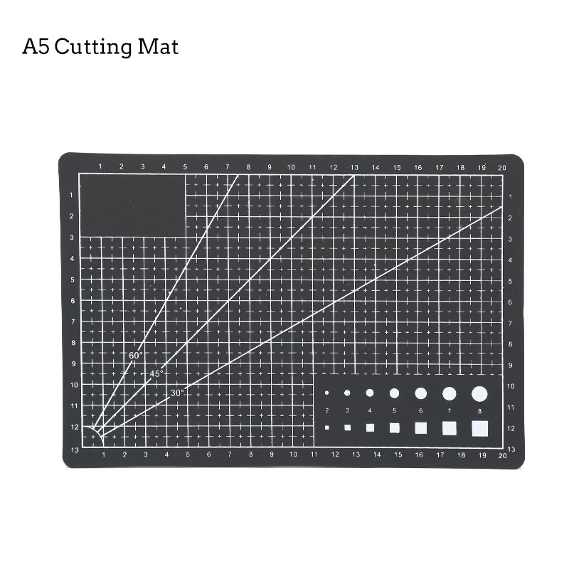 LMDZ A3 A4 A5 Double Sided Cutting Mat Cutting Board Mat Patchwork Mat Cutting Mat Patchwork Tool DIY Cutting Board 1 Pcs: A5 Black