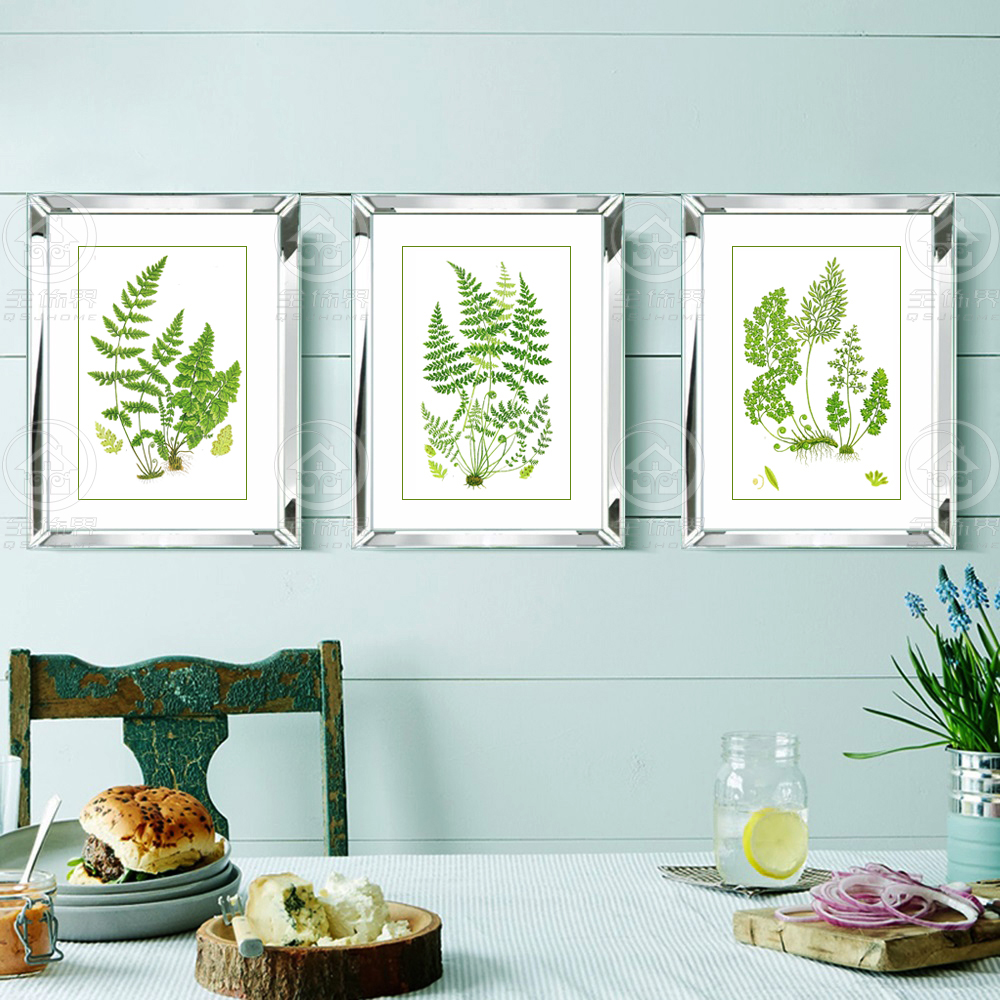 mirrored wall photo frame modern rectangle combinative photo frames wall mural decorative glass mirror picture frame art