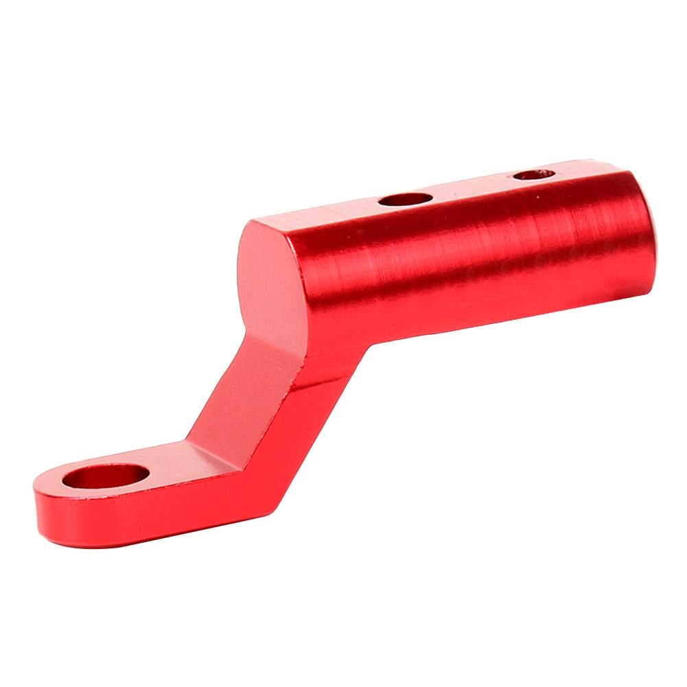 Extensor Universal de espejo retrovisor de motocicleta, soporte adaptador de extensión de espejo retrovisor de aleación de aluminio: Rojo