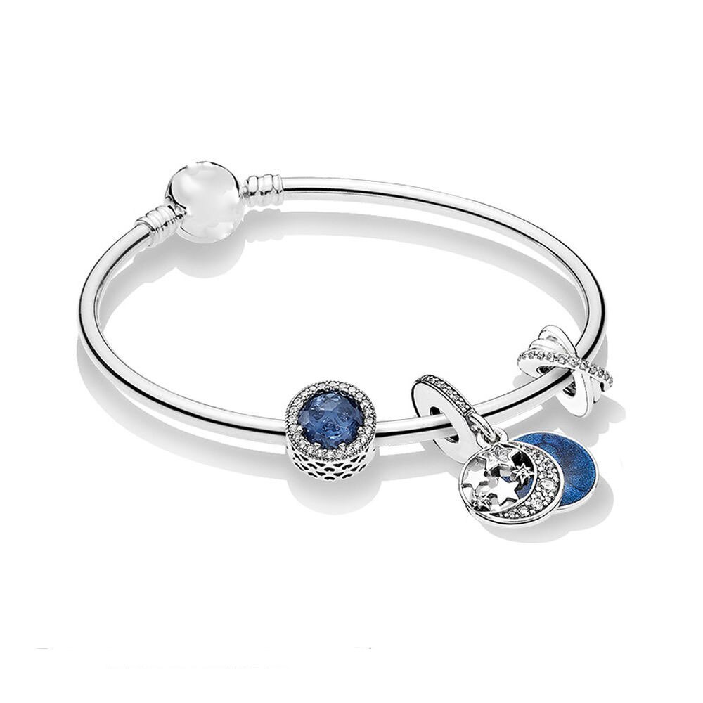 Pan jia ocean heart, romantische sterren, pan la armband, kralen, aparte hanger, diy armband: 19cm