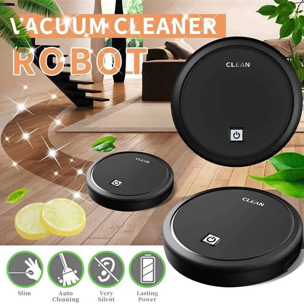 Rechargeable Smart Sweeper Robot Automatic Floor Sweeping Vacuum Cleaner Household Dust Hair Broom Cleaning Machine