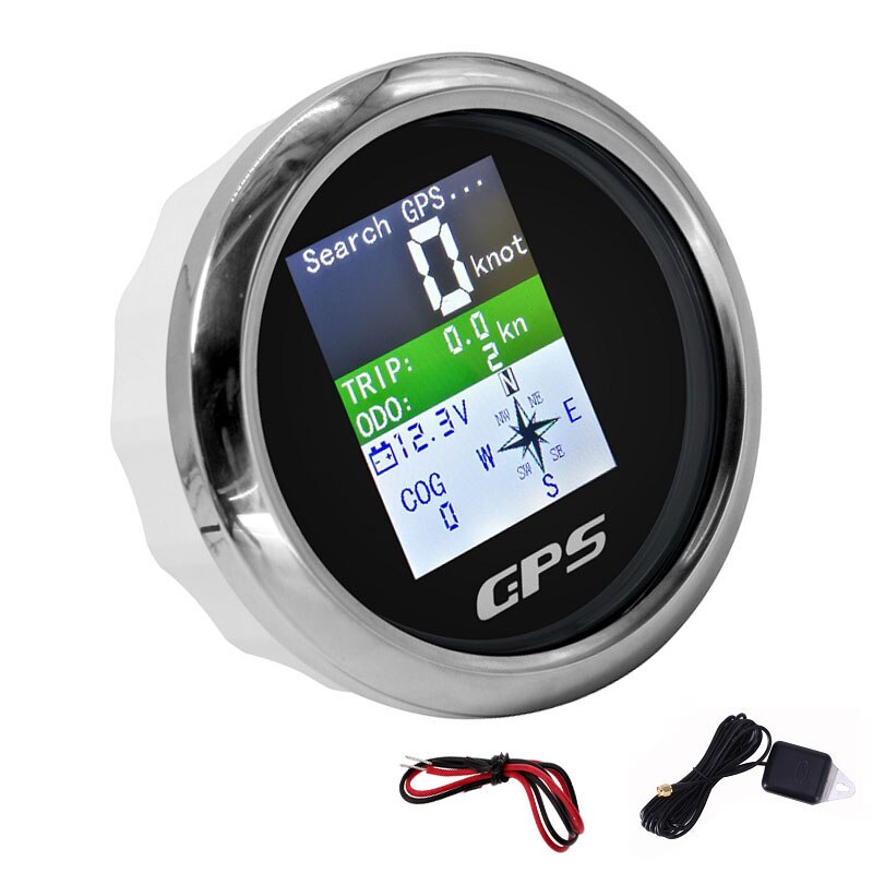 85 Millimetri GPS Tachimetro Contachilometri 35 Nodi Marine GPS Indicatore Di Velocà Di 40MPH