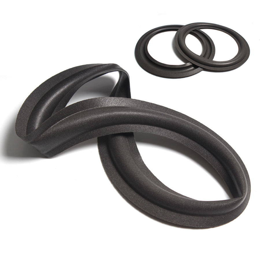 8Inch Speaker Surround Woofer Speaker Foam Side Bass Loudspeaker Repairable Part Accessories A Pair