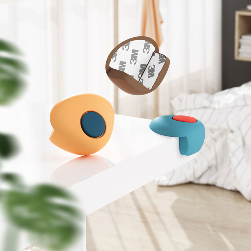 2022 Twee Kleur Siliconen Tabel Corner Protector Covers Veiligheid Voor Baby Kind Meubels Rand Beveiliging Van Kinderen
