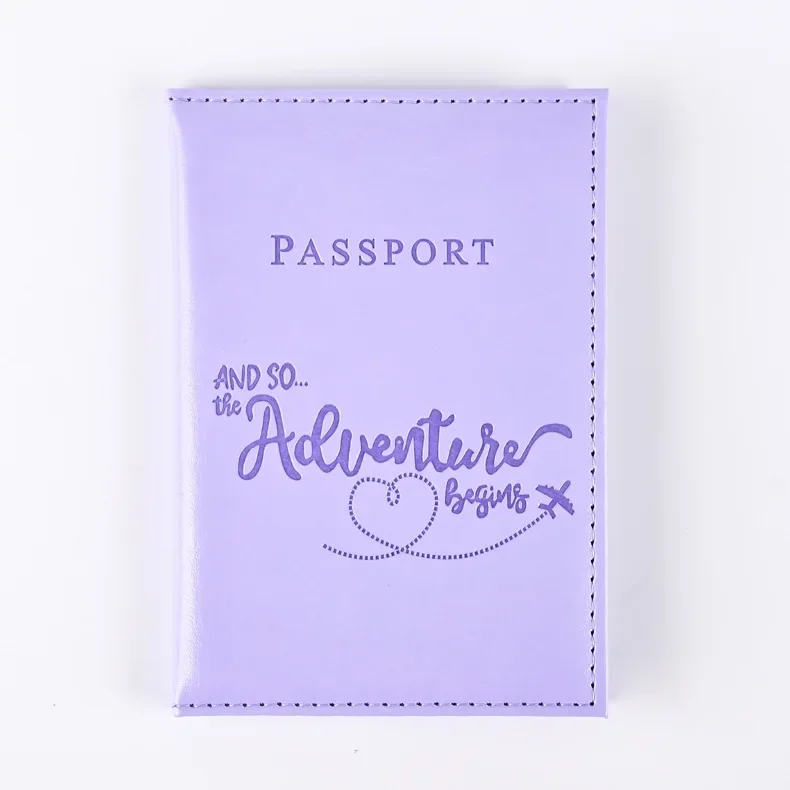 Reisezubehör Bunter PU-Reisepasshülle Fahrkarte Passhüllen Reisepass Schutzhülle Ausweis Kreditkarteninhaber: Schwarz