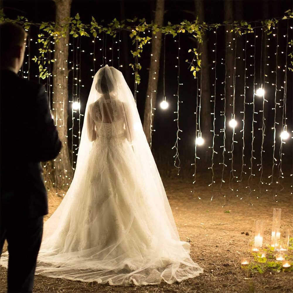 3m usb led-gordijnen met afstandsbediening, verengordijnen, raamverlichting voor feesten, bruiloften, verlichting met led-decoratie