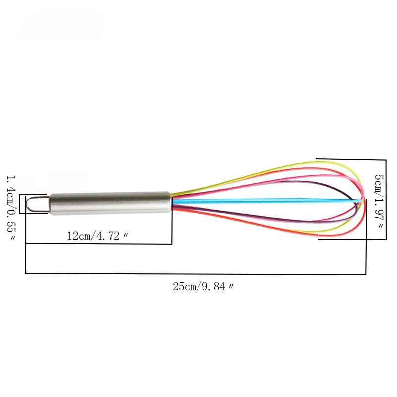 1pcs Drink Whisk Mixer Egg Beater Silicone Egg Beaters Kitchen Tools Hand Egg Mixer Cooking Foamer Wisk Cook Blender: M