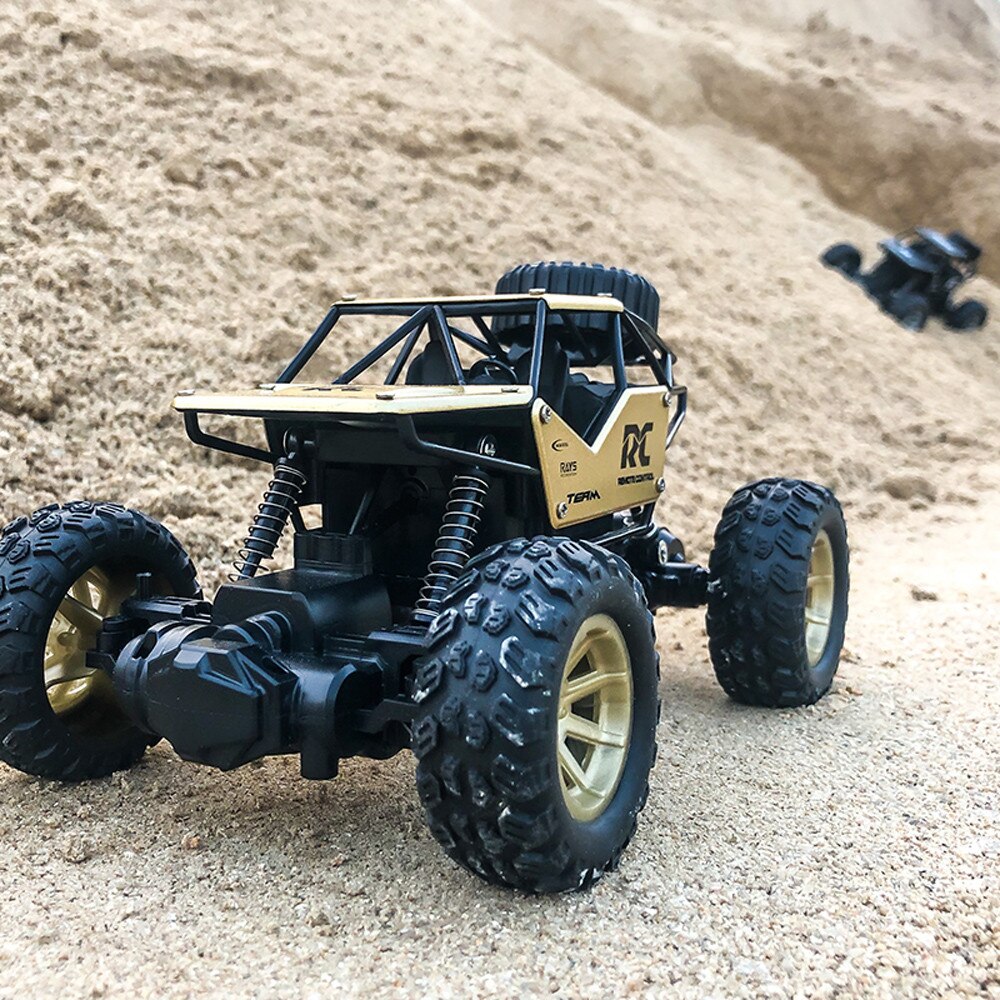 12x20x14cm 1/18 2.4ghz 4wd Gw126 Radio Remote Control Off Road Rc Car Atv Buggy Climbtruck Control Distance 80m Off-road Vehicle: Yellow