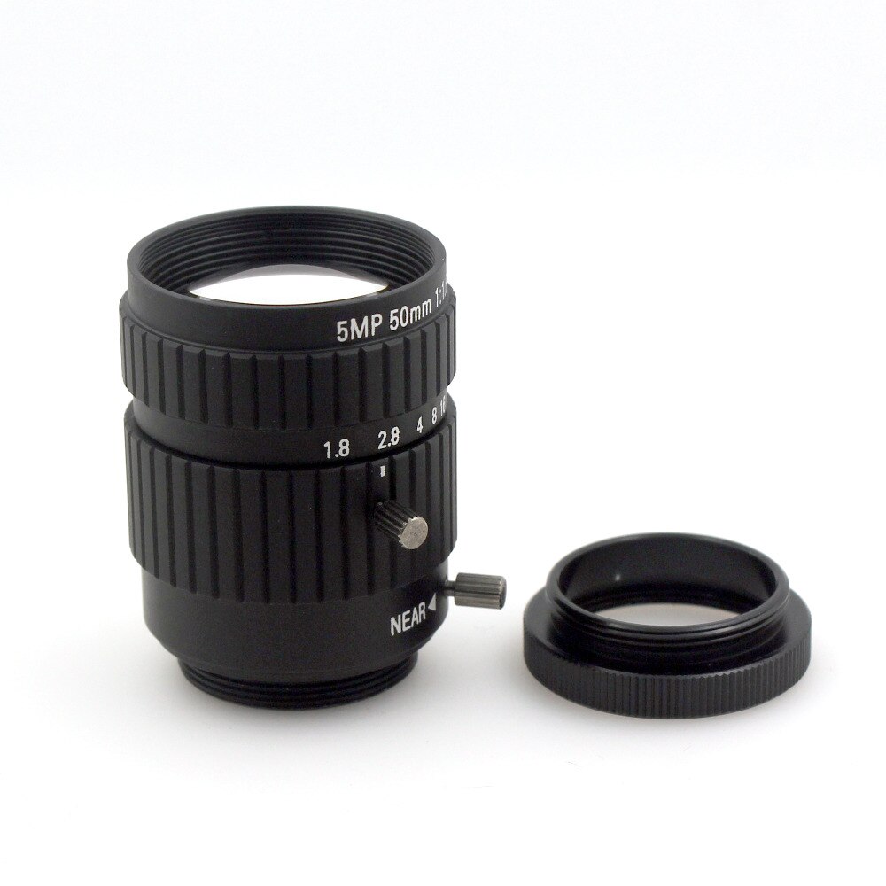 5MP 50mm 1:1.8 Fixed Focus CS / C Mount for CCTV Camera Lens / for cctv Industrial Microscope Camera