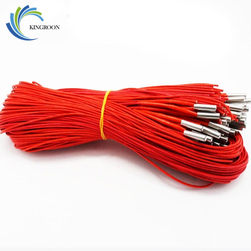 24V 40W 1M Ceramic Cartridge Heater For Extruder 3D Printer Parts Heating Tube Extrusion Heat Aluminum Cartridge Heater