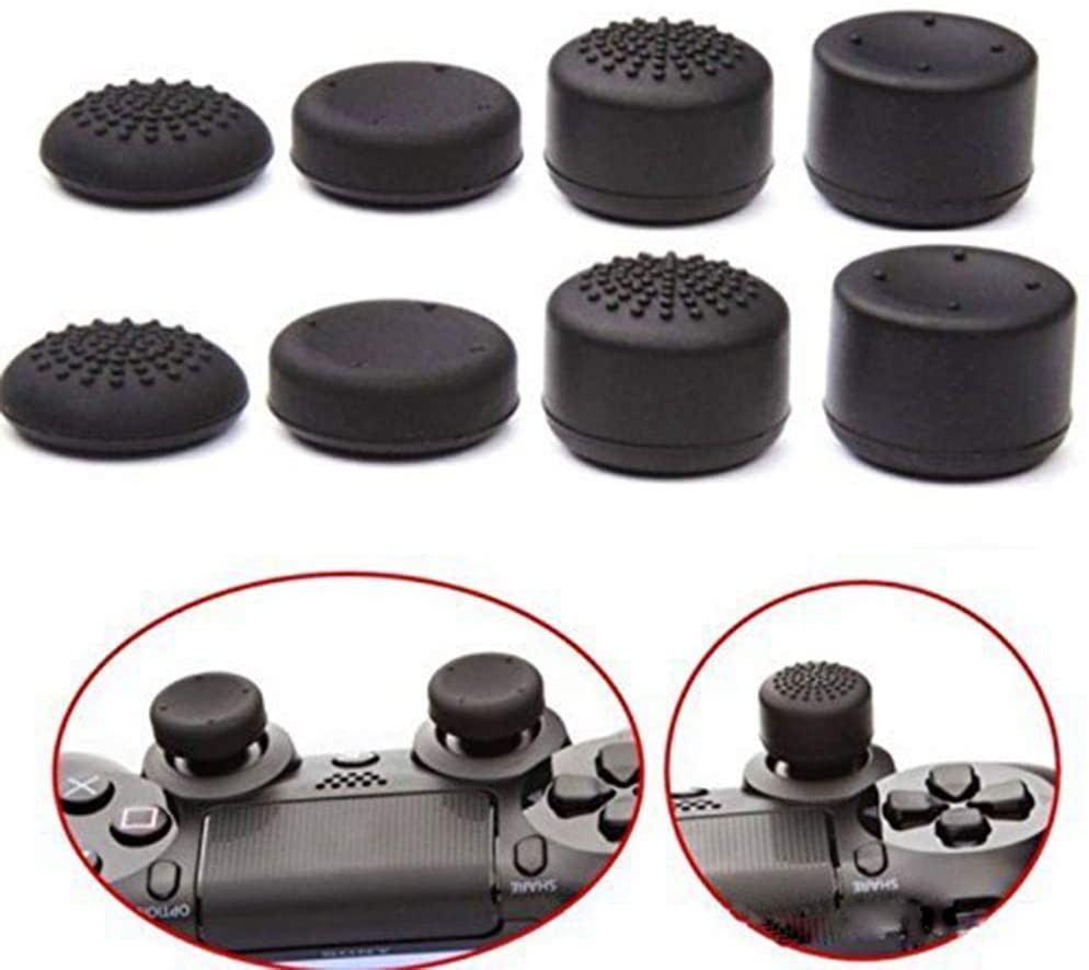 8pcs Gamepad Antislip Thumb Stick Grips Thumbsticks Joystick Cap For PS4/PS3/Switch Pro/Xbox one/360/Wii U/PS2 Controlle