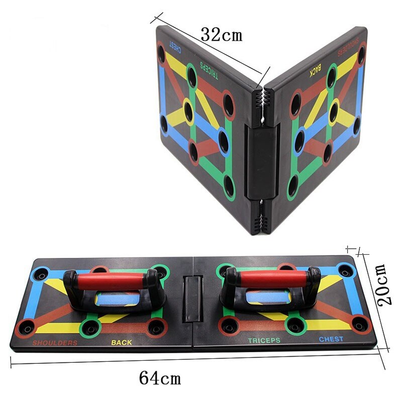 Push Up Board Portable Push Up Board Training for Men Women Bodybuilding Fitness Workout Biceps Muscle Training Gym Exercise