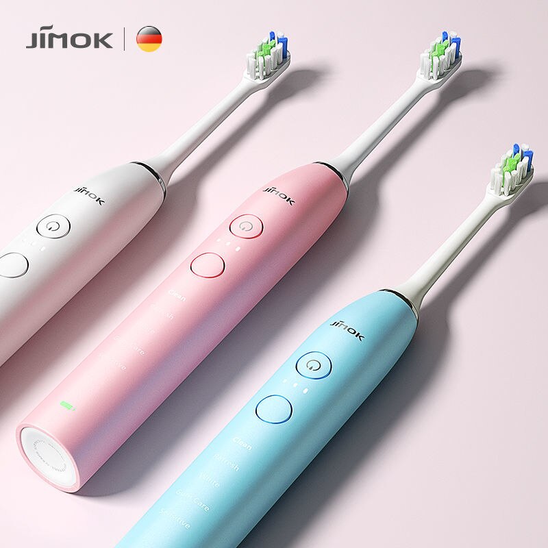 JIMOK-cepillo de dientes eléctrico sónico para adulto, cepillo de dientes eléctrico recargable (K2)