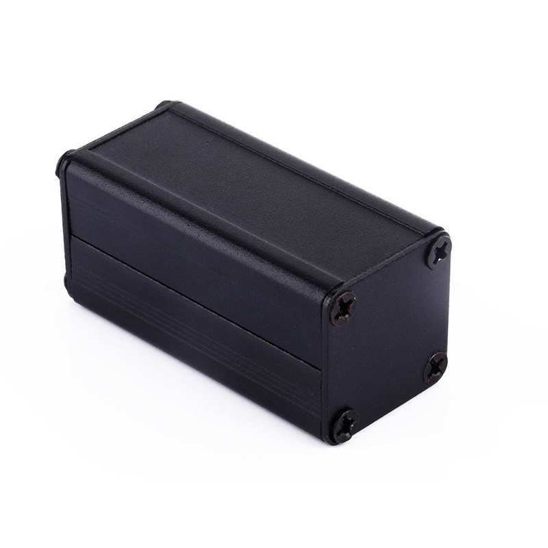 Electrical Junction Box Aluminum PCB Instrument Box Enclosure Electronic Cooling Case DIY 50x25x25mm Wire Connector Junction