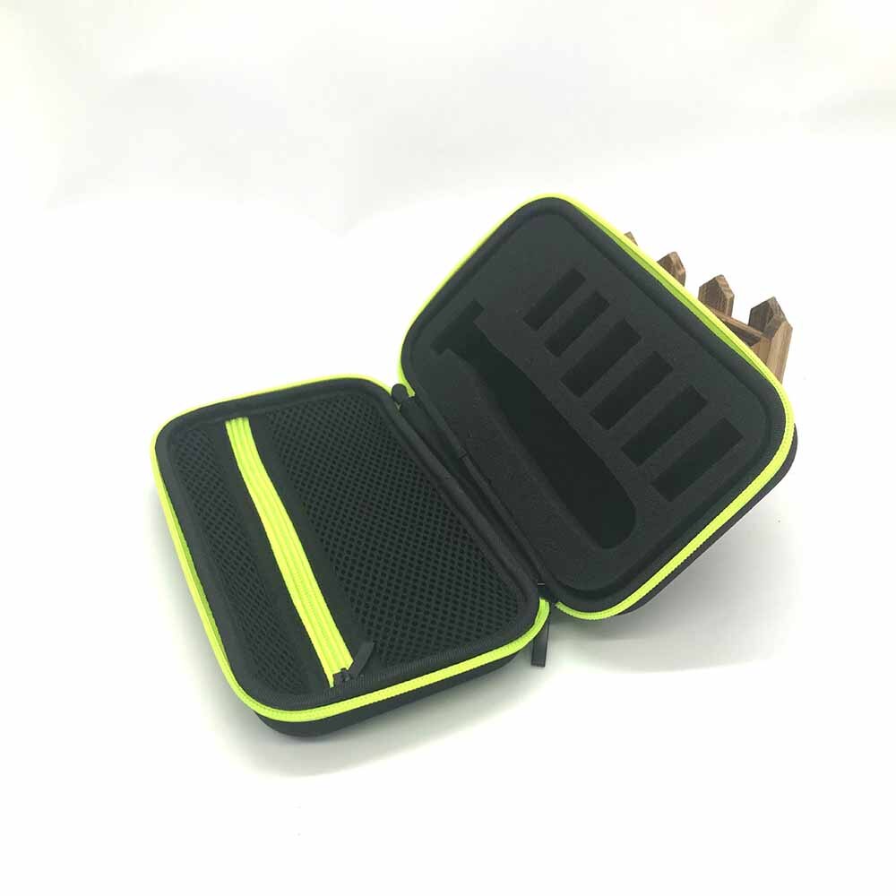 Eva Scheerapparaat Scheermes Houder Opbergtas Voor Mannen Elektrische Scheerapparaat Draagtas Shockproof Hard Reizen Zwarte Opbergtas