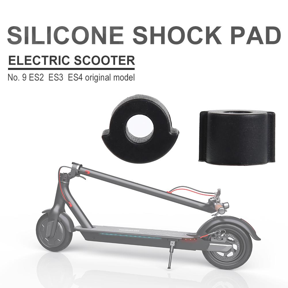 2 pçs scooter à prova de choque almofada skate bucha dobrável pré apertar almofada para ninebot es1 es2 es3 es4 scooter elétrico parte