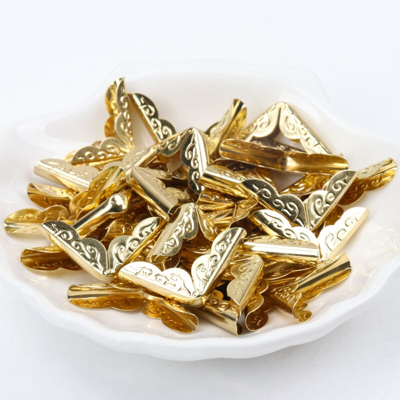 21x21x3.5mm gold color Metal Corners For Books Scr... – Grandado