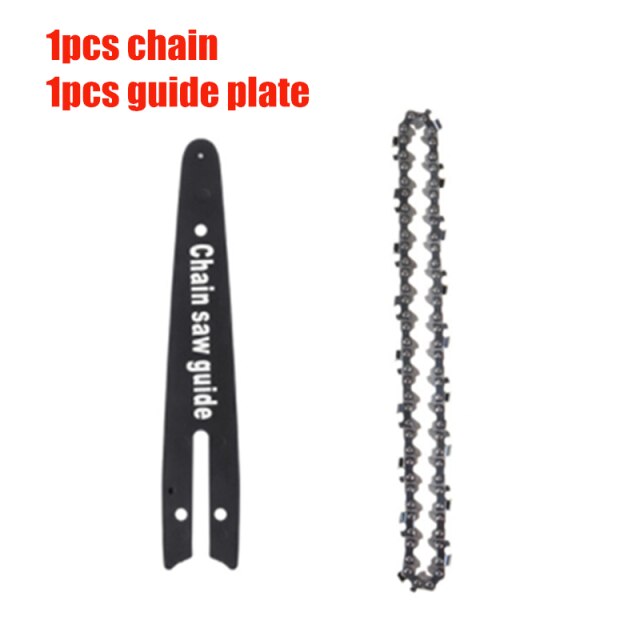 6 Inch 1200W Elektrische Kettingzaag Snoeien Kettingzaag Cordless Tuin Boom Logging Trimmen Zag Houtbewerking Cutter Tool Kits: only kit